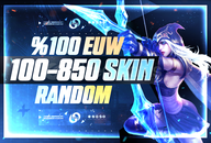 %100 100-850 Skin LoL Random Hesap