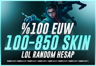 ⭐%100EUW 100-850 SKIN LOL RANDOM HESAP ⭐