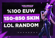 ⭐%100EUW 150-850 SKIN LOL RANDOM HESAP ⭐