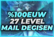 ⭐[%100EUW] +27 LEVEL HANDMADE MAİL DEĞİŞEN!⭐