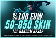 ⭐%100EUW 50-850 SKIN LOL RANDOM HESAP ⭐