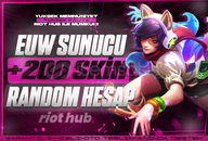 ⚡ %100EUW | LoL 200-850 Skin Random Hesap