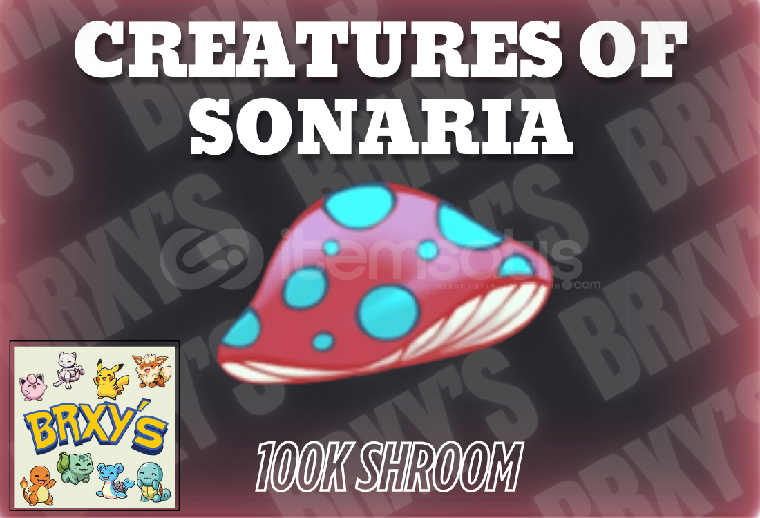 100K Mush / Shroom (Creatures of Sonaria) 100K Mush / Shroom (Creatures of Sonaria)