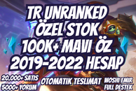 ⭐[100K+ ÖZ] TR VIP STOK BAN YEMEZ UNRANKED⭐