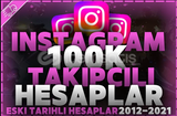 100K TAKİPÇİLİ İNSTAGRAM HESABI EN UCUZ !!