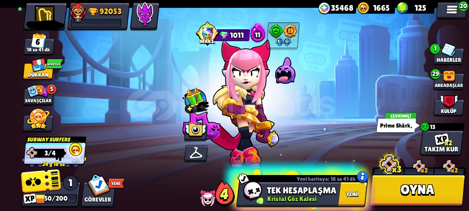 100K Master BS Hesabı ve 10000 Kupa CR Hesabı 100K Master BS Hesabı ve 10000 Kupa CR Hesabı