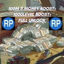 100M+1000LEVEL BOOST+FULL UNLOCKGTAOnlineLegacy