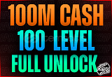 100M Cash + 100 Level + FulL Unlock + Ban Yok