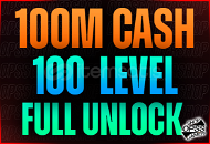 100M Cash + 100 Level + Full Unlock + Unbanned