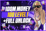 ⭐[GTA V] 100M CASH + 100 LEVEL + FULL UNLOCK⭐