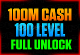 100M Cash + 100 LvL + Full Unlock + Bansız
