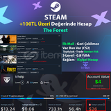 +100TL Değerli Hesap | The Forest 