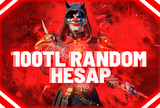 ⭐100TL PUBG RANDOM HESAP⭐