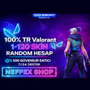 ⭐100TR 1-120 SKİN GARANTİLİ RANDOM HESAP⭐