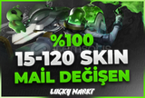⭐%100 15-120 SKİN MAİL DEĞİŞEN