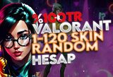 ⭐%100TR | 1-120 SKIN RANDOM HESAP