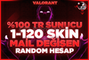 ⭐%100TR 1-120 SKİN Ranked Ready MAIL DEĞİŞEN⭐