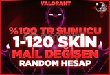 ⭐%100TR 1-120 SKİN Ranked Ready ⭐