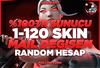 ⭐%100TR 1-120 SKİN Ranked Ready MAIL DEĞİŞEN⭐