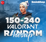 ⭐(%100TR) 150 - 240 SKİN GARANTİ RANDOM HESAP⭐