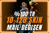 ✨%100TR | 10-120 SKİN MAİL DEĞİŞEN HESAPLAR✨