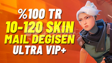 ✨%100TR | 10-120 SKİN MAİL DEĞİŞEN HESAPLAR✨ 