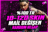✨%100TR | 10-120 SKİN MAİL DEĞİŞEN HESAPLAR✨