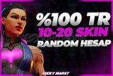 ⭐ %100TR 10-20 SKİN RANDOM HESAP