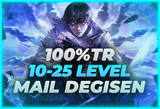 ⭐[%100TR] 10-24 LEVEL MAİL DEĞİŞEN HESAP⭐