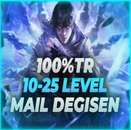 ⭐%100TR 10-25 LEVEL FRESH MAİL DEĞİŞEN⭐