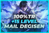 ⭐[%100TR] +15 LEVEL MAİL DEĞİŞEN HESAP⭐