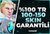 ⭐ %100TR 100-150 Skin Garantili Random Hesap ⭐
