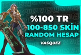 ⭐ %100TR 100-850 Skin Garantili Random Hesap ⭐