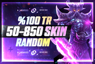 %100TR 50-850 Skin LoL Random Hesap