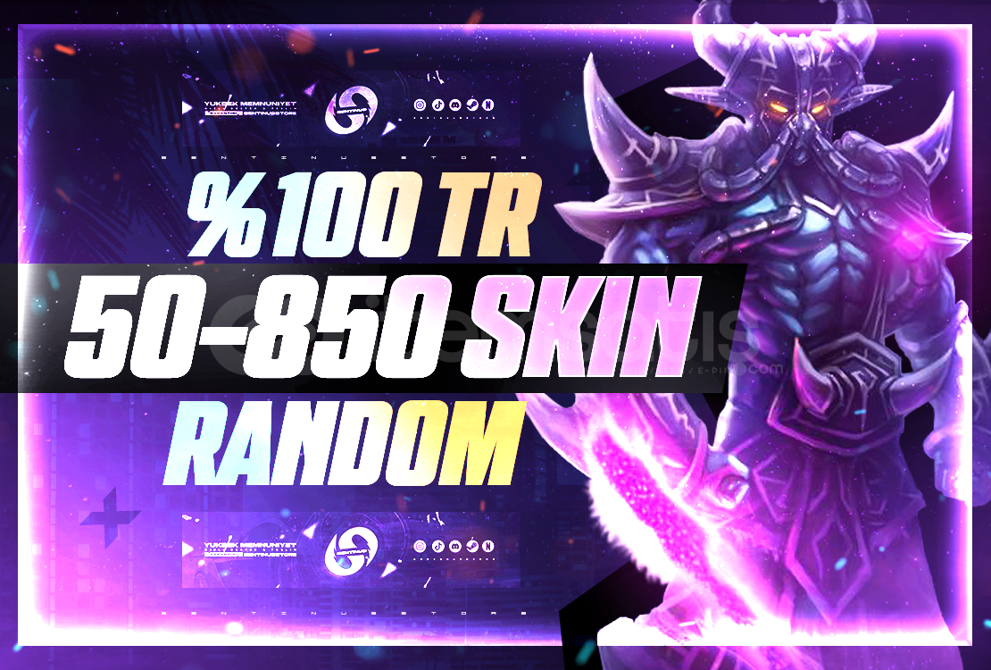 %100TR 50-850 Skin LoL Random Hesap %100TR 50-850 Skin LoL Random Hesap