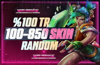 ⭐%100TR ➜ 100-850 Skin Random / Oto ~ Garanti⭐
