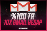 ⚡️ 10 Adet Türk Gmail ⭐️ YÜKSEK KALİTE⭐️