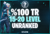 ⭐%100TR 15-20 LVL FRESH UNRANKED MAİL DEĞİŞEN⭐