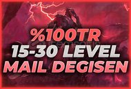 ⭐[%100TR] 15-30 LEVEL MAİL DEĞİŞEN HESAP!⭐