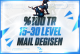 ⭐[%100TR] 15-30 LEVEL MAİL DEĞİŞEN RANDOM⭐