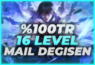 ⭐[%100TR] 16 LEVEL MAİL DEĞİŞEN HESAP!⭐