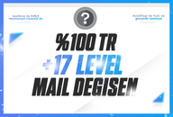 ⭐[%100TR] +17 LEVEL MAİL DEĞİŞEN RANDOM ⭐️ 