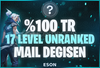 ⭐%100TR 17 LVL FRESH MAİL DEĞİŞEN⭐