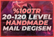 ⭐[%100TR] 20-120 LEVEL MAİL DEĞİŞEN HESAP!⭐