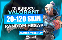 ⭐[%100TR] 20-120 SKİN BIÇAKLI RANDOM HESAP⭐