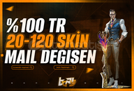 ⭐️[%100TR] 20-120 SKİN GARANTİLİ HESAP⭐️