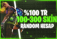 [ÇALIŞAN]⭐ %100TR 100-300 SKİN GARANTİLİ RANDOM⭐