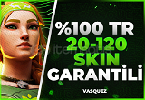 ⭐ %100TR 20-120 Skin Garantili Random Hesap ⭐
