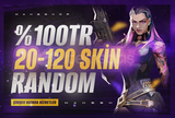 ⭐[%100TR] 20-120 Skin Garantili Random Hesap⭐