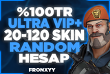 ⭐[%100TR 20-120 Skin]Random Hesaplar⭐